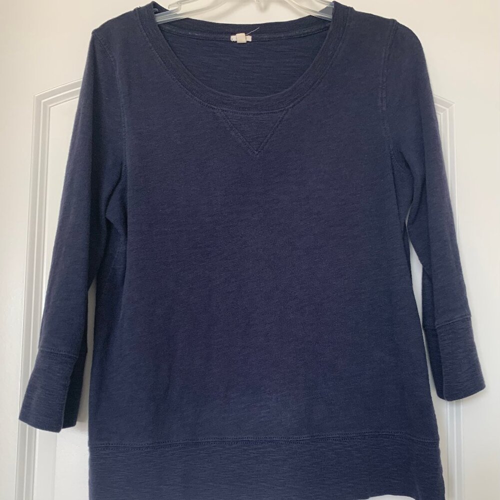 Iconic J. Crew Spindrift Distressed Sweatshirt - Small